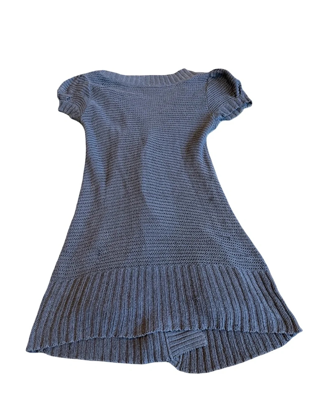 Free People Short Sleeve Sweater Long-Length Cardigan Y2K 2000s Size Medium